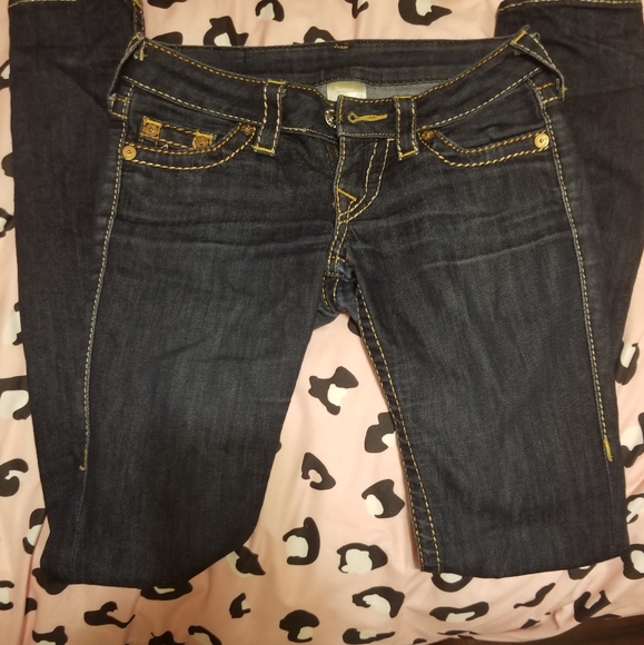True Religion Dark Wash Skinny Denim - Picture 2 of 6